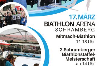 Schramberger Rathausplatz wird zur Biathlon-Arena
